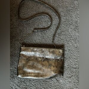 Elegant Metallic International Concepts Clutch Bag With Rhinestones